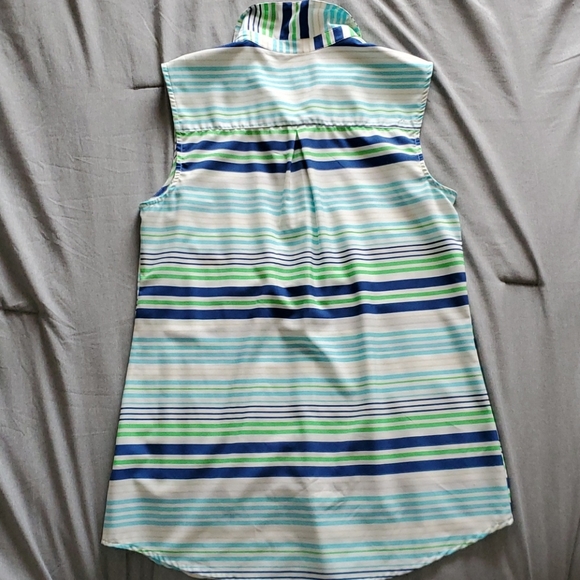 Blue Stripes Tank Top - Picture 2 of 2